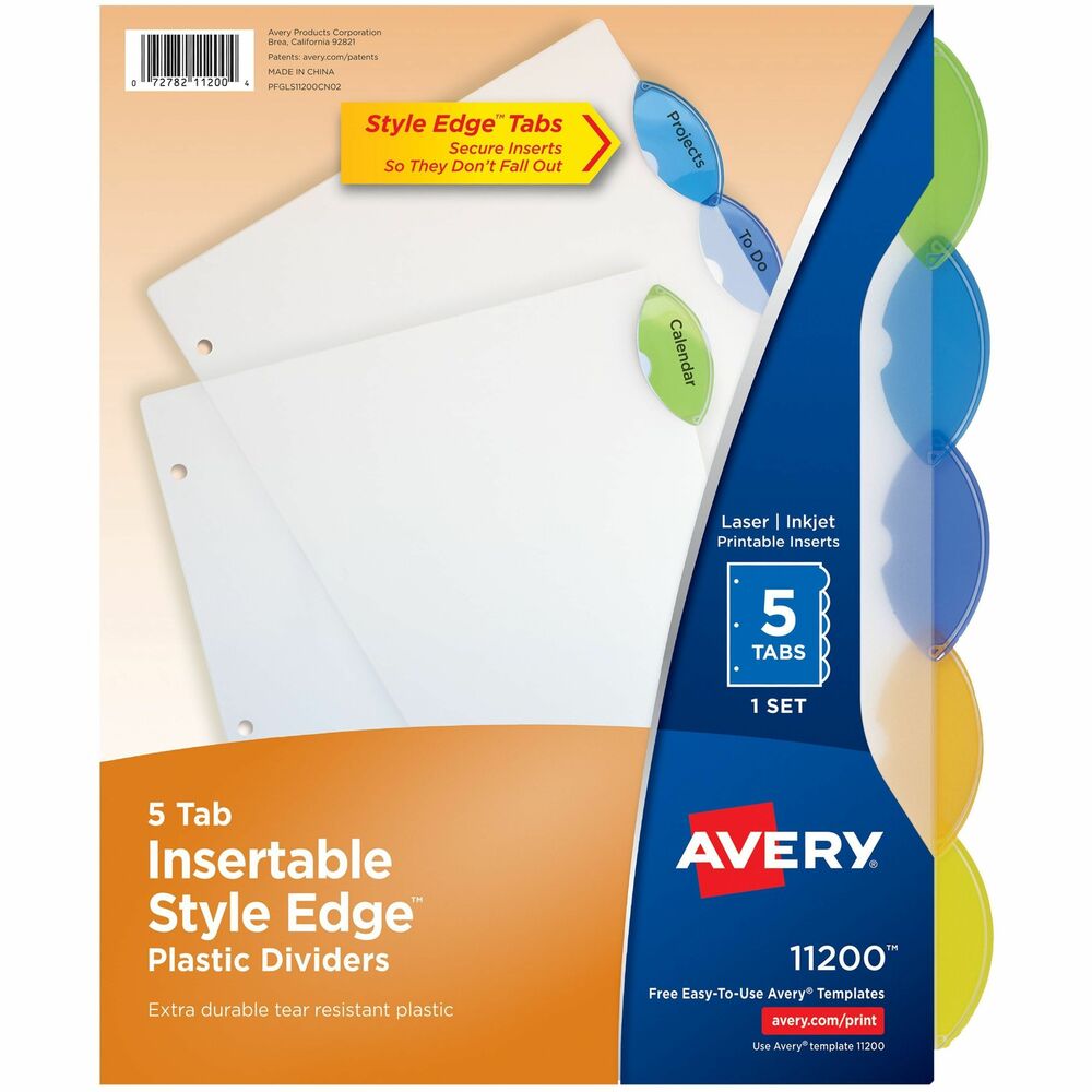 View & Insert Tab Dividers